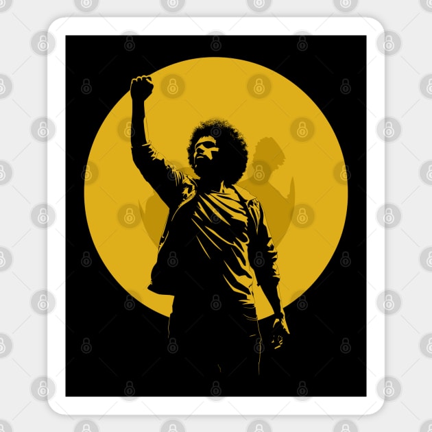 Black Power Fist, Protest Fist Sticker by UrbanLifeApparel